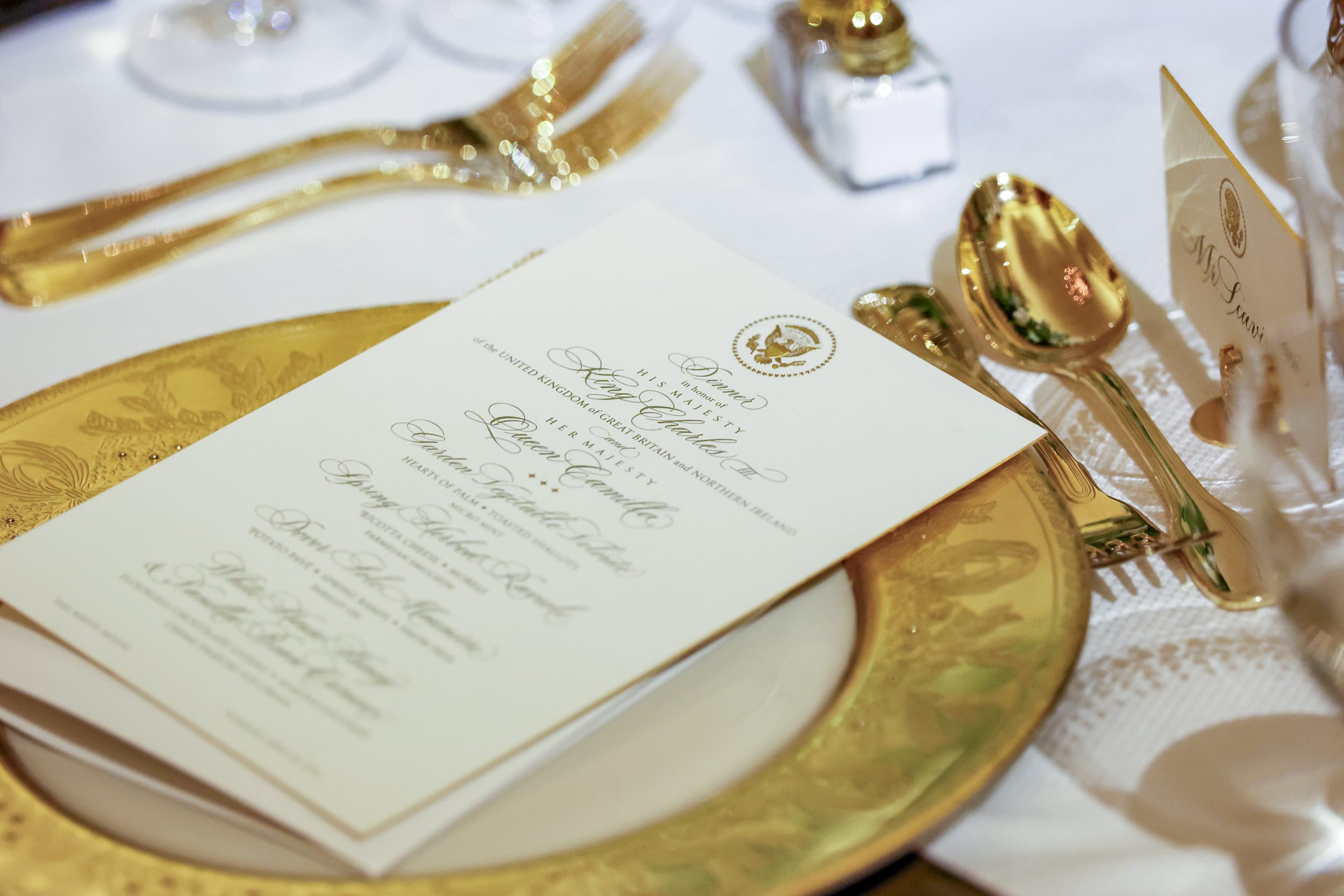 Quốc yến chiêu đãi Hoàng gia Anh của ông Trump có gì?- Ảnh 3.