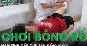 Nam sinh lớp 10 cấp cứu đứt dây chằng sau tiếng ‘rắc’ khi đang chơi bóng rổ