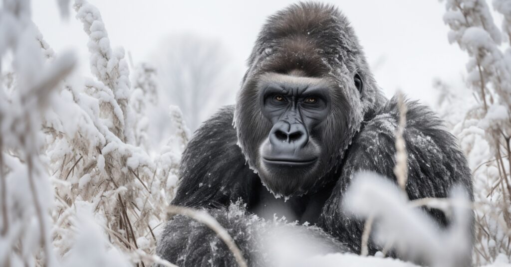 Kết cục không ngờ của loài khỉ đột nếu sống ở Bắc Cực