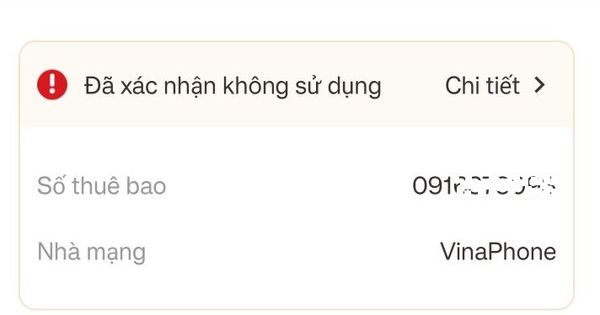 VNeID chưa hiển thị đủ số thuê bao đứng tên chính chủ, người dùng cần làm gì?