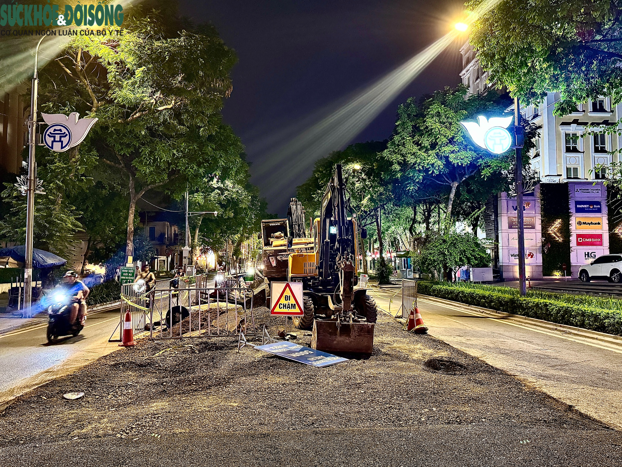 Nhiều công trường ở Hà Nội 'quên' đảm bảo an toàn dù đã được yêu cầu khắc phục- Ảnh 2.