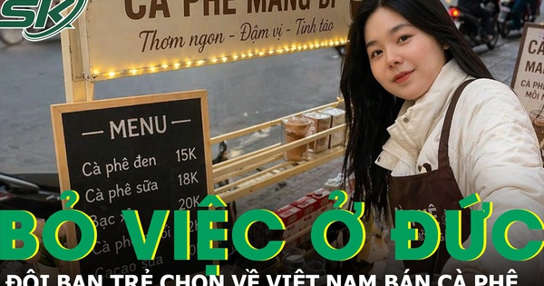 Bỏ công việc ở Đức, đôi bạn trẻ chọn bán cà phê dạo để được sống theo đam mê