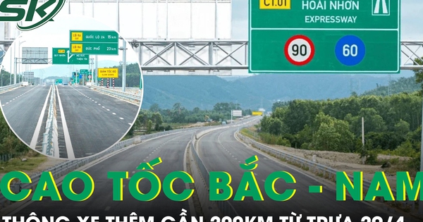 Hôm nay thông xe thêm gần 200km cao tốc Bắc – Nam phía Đông