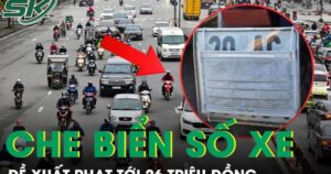 Đề xuất phạt tới 26 triệu đồng đối với hành vi làm biến dạng, che biển số xe