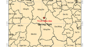 Quảng Ngãi lại hứng liên tiếp 3 trận động đất gây rung lắc