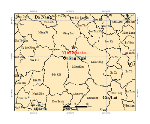 Quảng Ngãi lại hứng liên tiếp 3 trận động đất gây rung lắc- Ảnh 1.