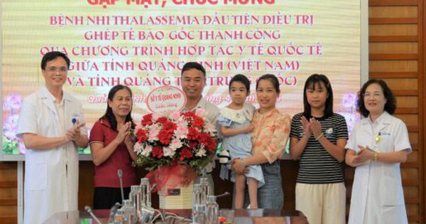 Bệnh nhân đầu tiên ở Quảng Ninh mắc Thalassemia được chữa khỏi bệnh