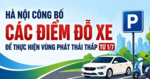 Hà Nội công bố các điểm đỗ xe từ 1/7