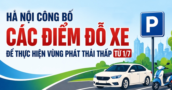 Hà Nội công bố các điểm đỗ xe từ 1/7