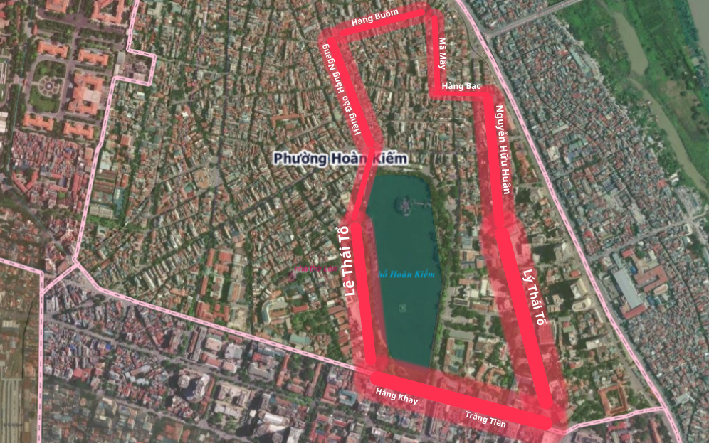 Bản đồ chi tiết các tuyến phố dự kiến cấm xe máy xăng từ 1/7