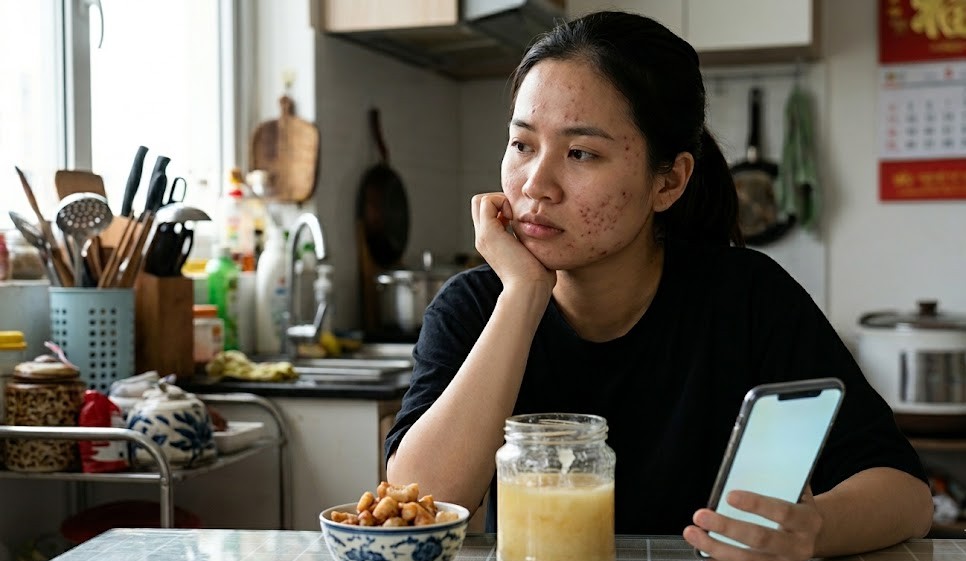 Ăn mỡ lợn có gây nổi mụn trứng cá không?- Ảnh 2.