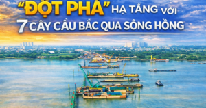 Hà Nội: ‘Đột phá’ hạ tầng với 7 cây cầu bắc qua sông Hồng