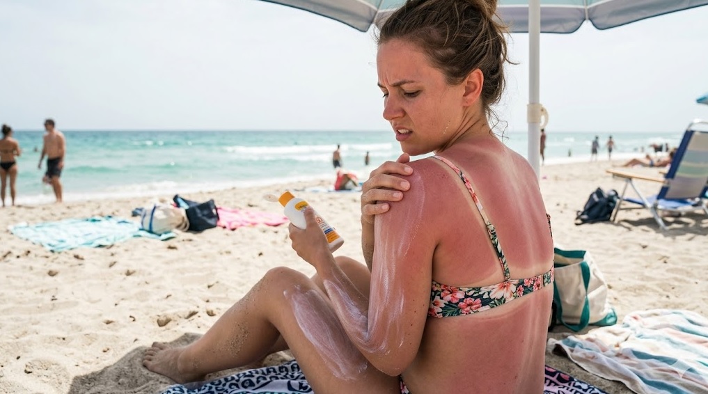 Sai lầm khi dùng kem chống nắng khiến da tệ hơn sau chuyến đi biển- Ảnh 1.