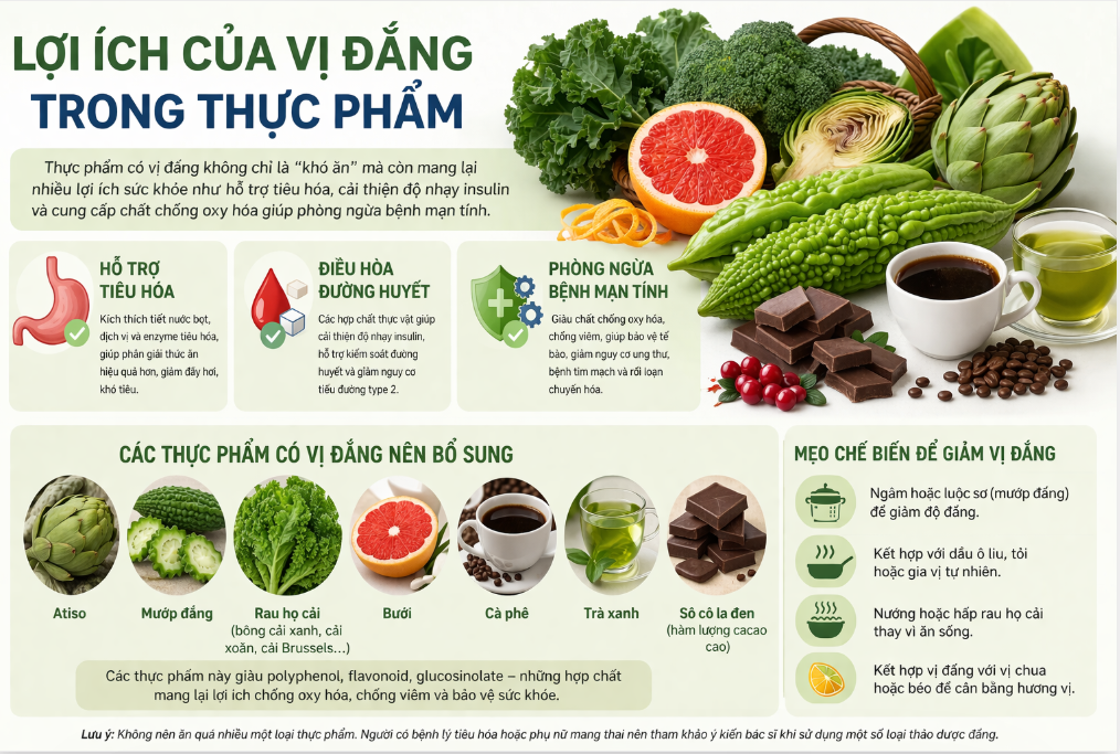 4 lợi ích của thực phẩm có vị đắng- Ảnh 3.