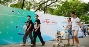 Rộn ràng trước ngày diễn ra Lễ mít tinh Ngày Sức khỏe toàn dân 7/4