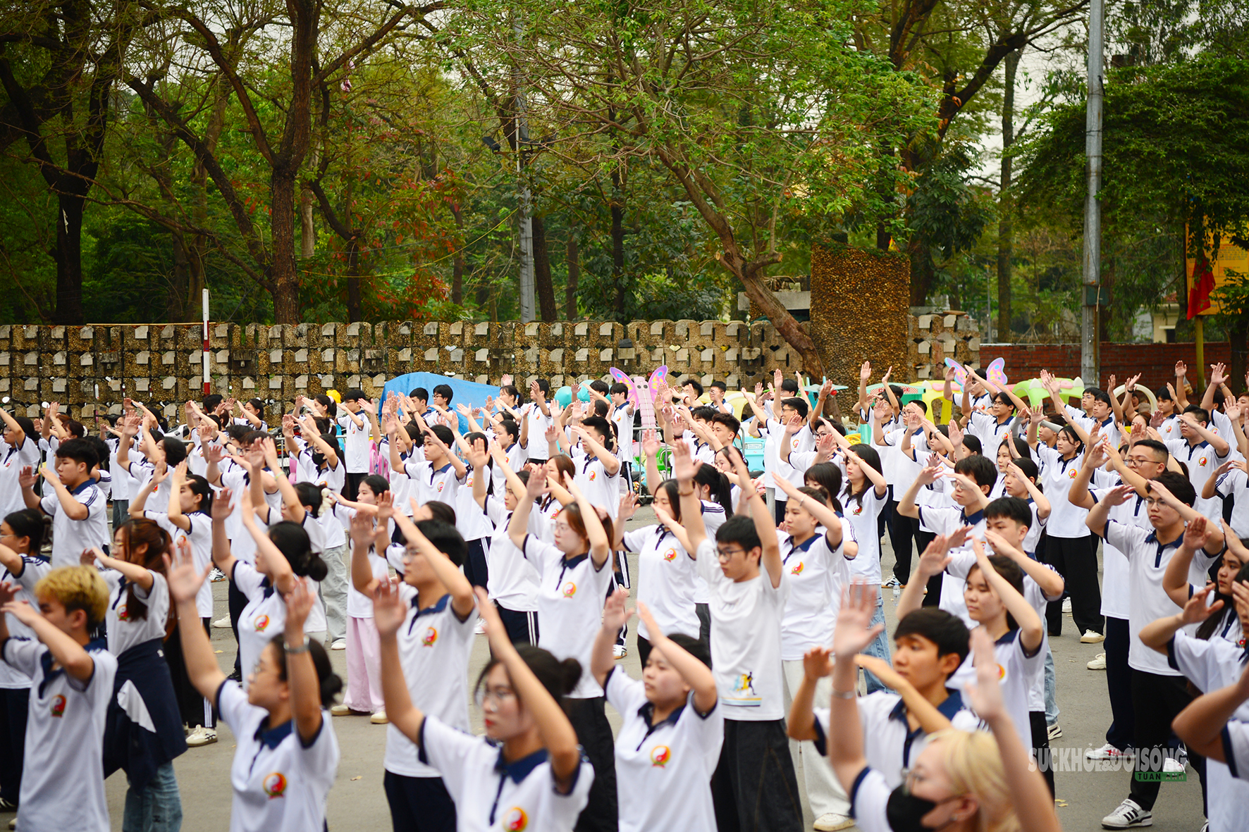 Rộn ràng trước ngày diễn ra Lễ mít tinh Ngày Sức khỏe toàn dân 7/4- Ảnh 9.