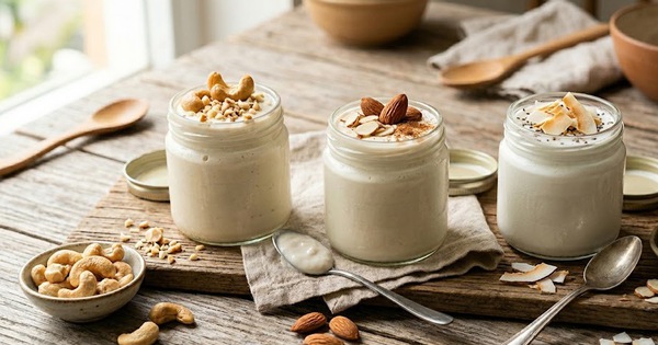 5 công thức tự làm sữa chua thực vật đơn giản, ngon miệng, giàu dinh dưỡng