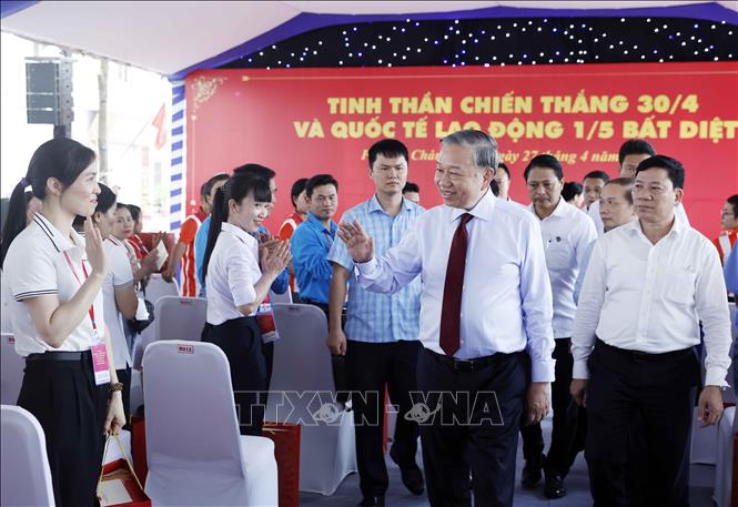 Toàn văn nội dung nói chuyện của Tổng Bí thư, Chủ tịch nước Tô Lâm với công nhân, người lao động TP Hồ Chí Minh- Ảnh 1.