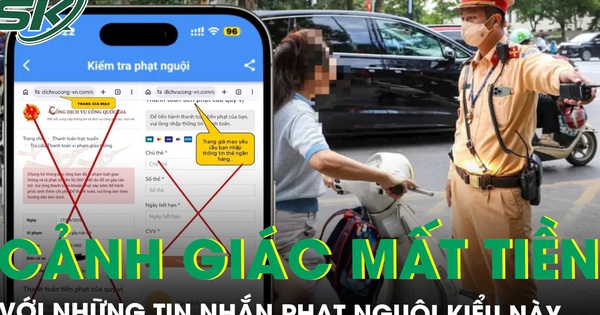 Nhận được tin nhắn phạt nguội kiểu này, người dùng nên cảnh giác kẻo mất tiền