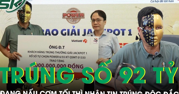 Đang nấu cơm tối thì nhận tin trúng độc đắc gần 92 tỷ đồng, nam doanh nhân báo ngay cho vợ