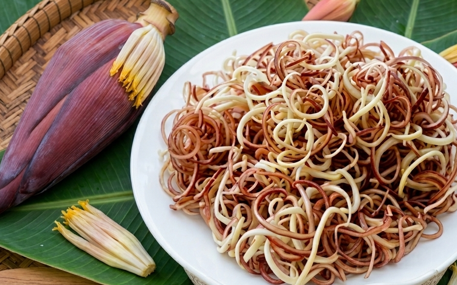3 món ăn giảm cân với hoa chuối