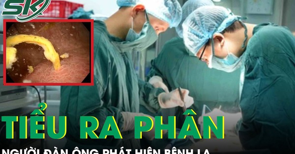 Người đàn ông tiểu ra phân, được phát hiện mắc bệnh lạ