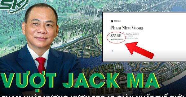 Vượt Jack Ma, tỉ phú Phạm Nhật Vượng vươn top 67 người giàu nhất thế giới