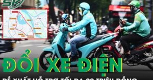 Đổi xe xăng sang xe điện: Người Hà Nội được đề xuất hỗ trợ tối đa 20 triệu, lộ trình siết từ 2026