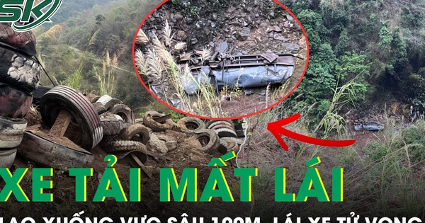 Sơn La: Xe tải mất lái lao xuống vực sâu khoảng 100m, lái xe tử vong tại chỗ