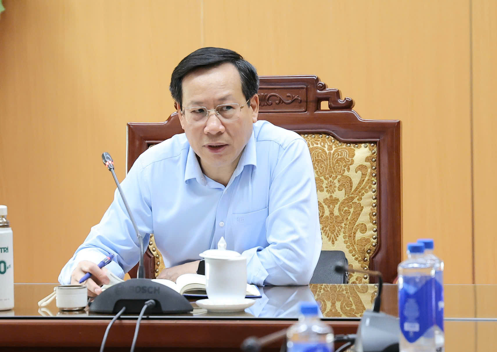 Lãnh đạo Bộ Y tế đôn đốc tiến độ dự án Cơ sở 2 Bệnh viện Bạch Mai và Việt Đức- Ảnh 1.