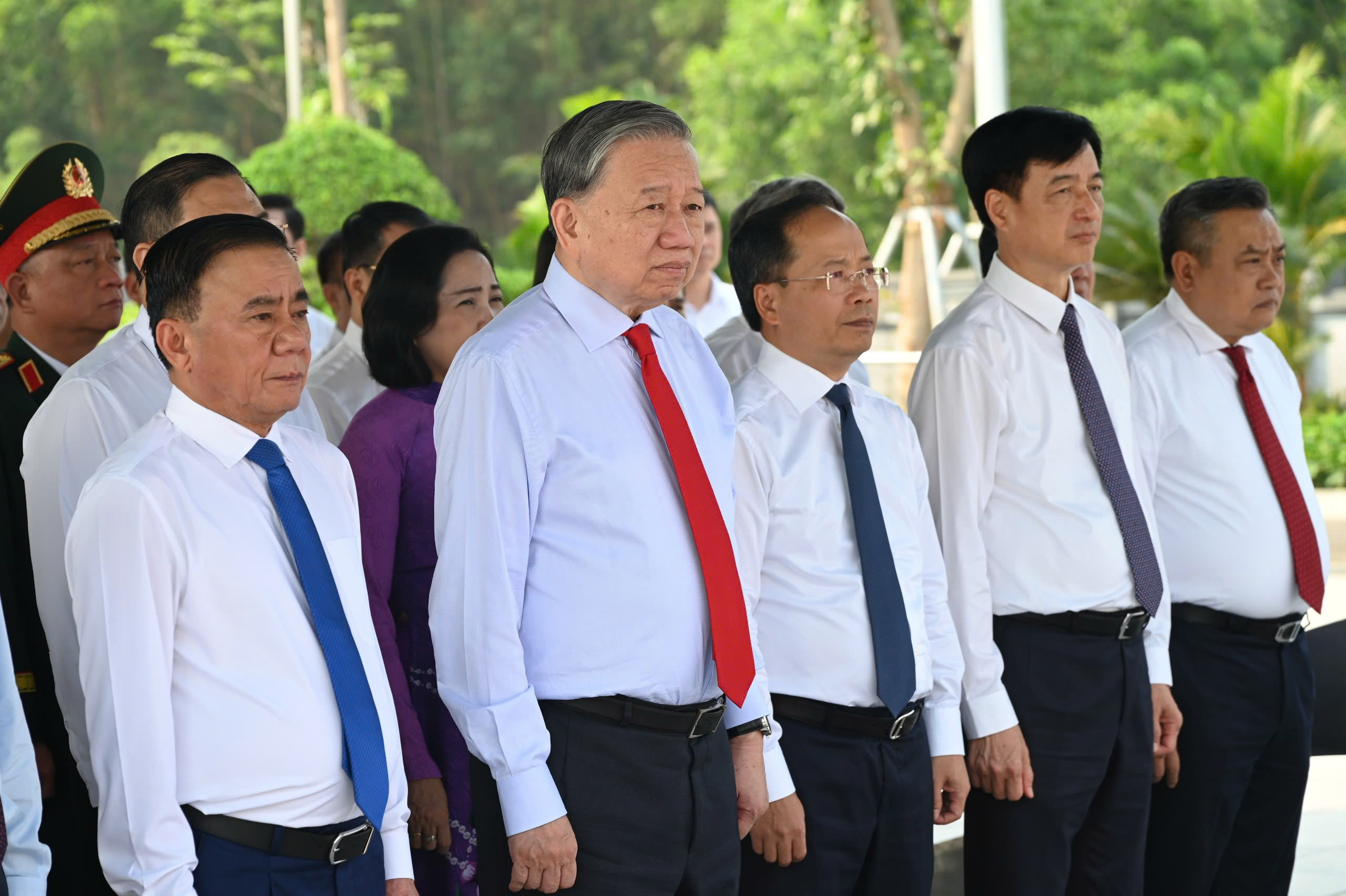 Tổng Bí thư, Chủ tịch nước Tô Lâm dự Lễ Kỷ niệm 120 năm Ngày sinh Tổng Bí thư Hà Huy Tập- Ảnh 7.