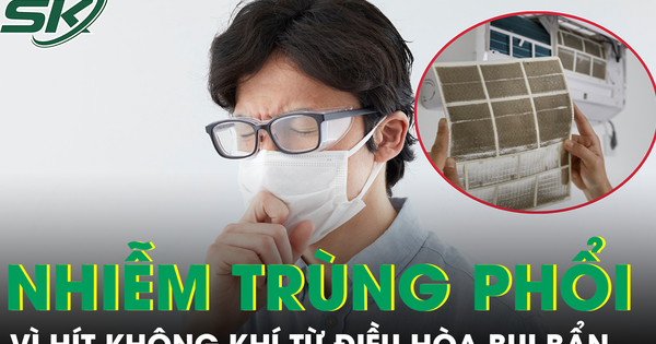 Dùng điều hòa lâu ngày không vệ sinh, người đàn ông 32 tuổi nhập viện vì viêm phổi nặng