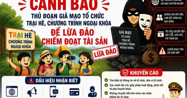 Cảnh báo giả mạo ‘trại hè quân đội’, ‘học kỳ công an’ lừa phụ huynh chuyển tiền