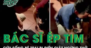 Bác sĩ ép tim cứu sống bé trai bị điện giật ngừng thở trên bãi biển