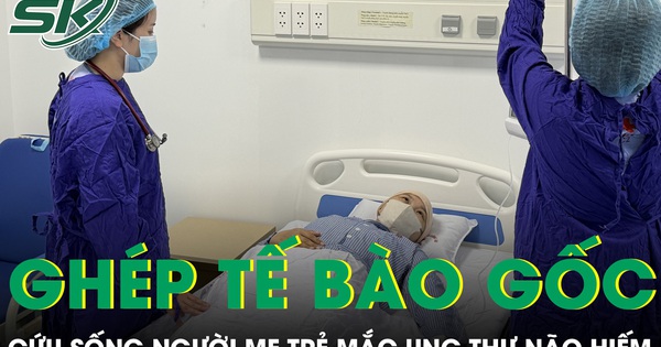 Ghép tế bào gốc cứu sống người mẹ trẻ mắc ung thư não hiếm