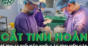 Bé trai 13 tháng tuổi bị cắt tinh hoàn vì khối u ác tính hiếm gặp