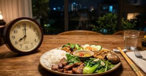 4 điều có thể xảy ra với hệ tiêu hóa khi ăn tối muộn