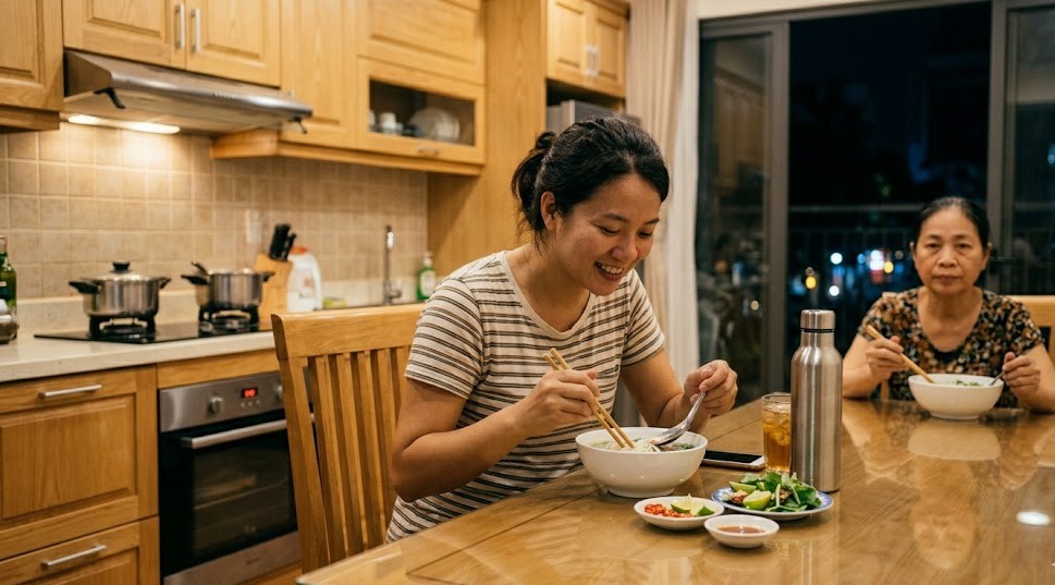 Điều gì xảy ra với cơ thể khi thường xuyên ăn tối muộn?- Ảnh 2. Điều gì xảy ra với cơ thể khi thường xuyên ăn tối muộn?- Ảnh 2.