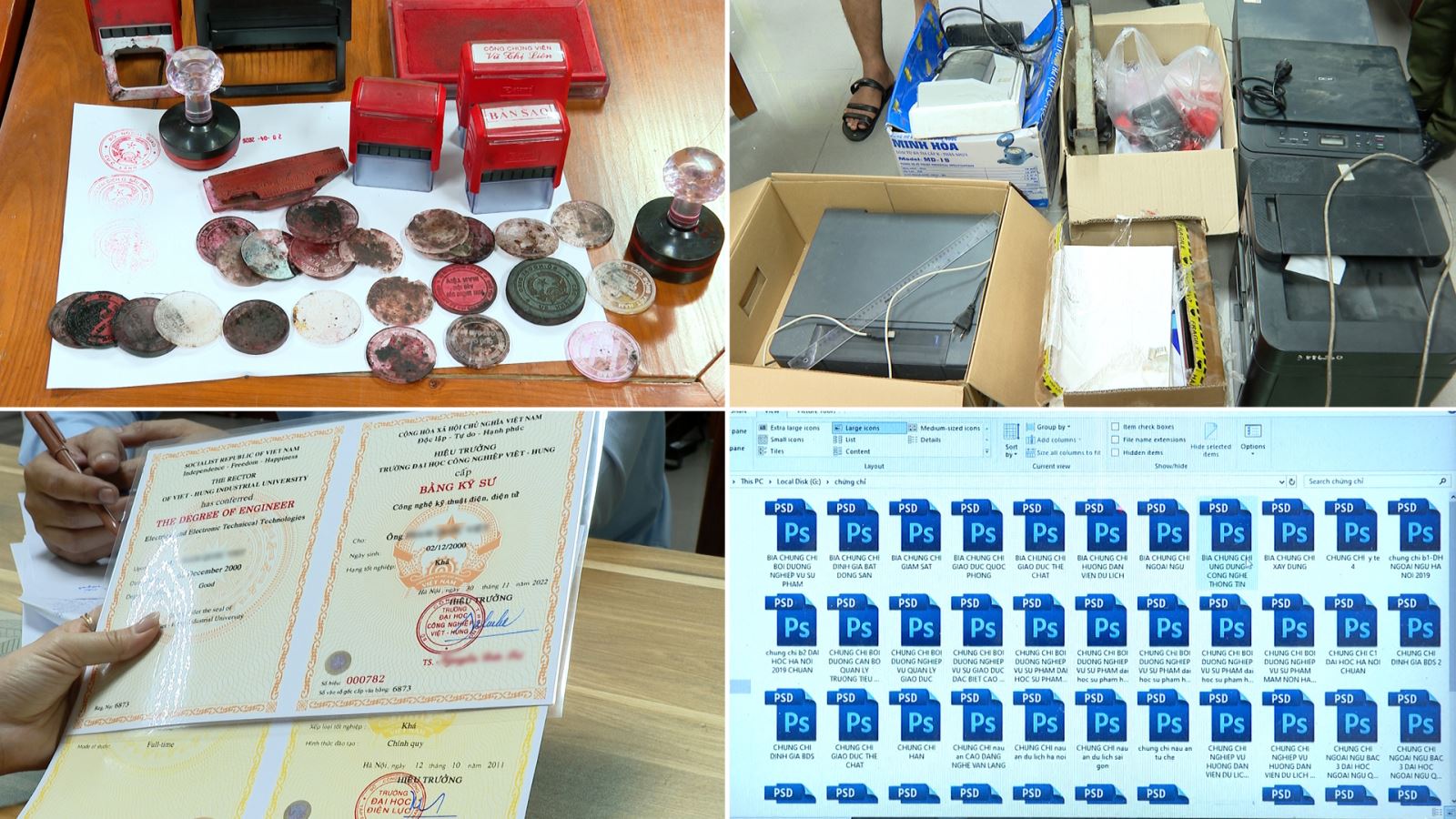 Nhiều bằng kỹ sư, cử nhân được 'cấp' bởi ổ nhóm làm giả tài liệu- Ảnh 2.