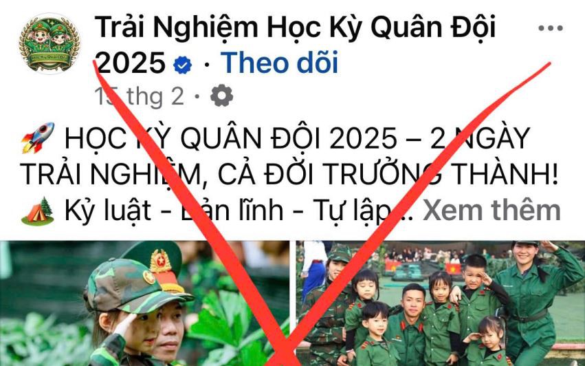 Cảnh báo giả mạo 'trại hè quân đội', 'học kỳ công an' lừa phụ huynh chuyển tiền- Ảnh 2.