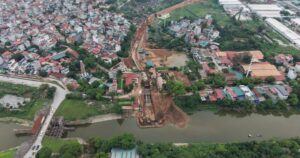Cận cảnh kênh dẫn nước 7,7 km từ sông Hồng ‘hồi sinh’ sông Tô Lịch