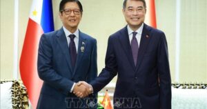Thủ tướng Lê Minh Hưng gặp Tổng thống Philippines