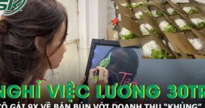 Nghỉ việc văn phòng lương 30 triệu, cô gái 9x bán bún thu gần 400 triệu mỗi tháng