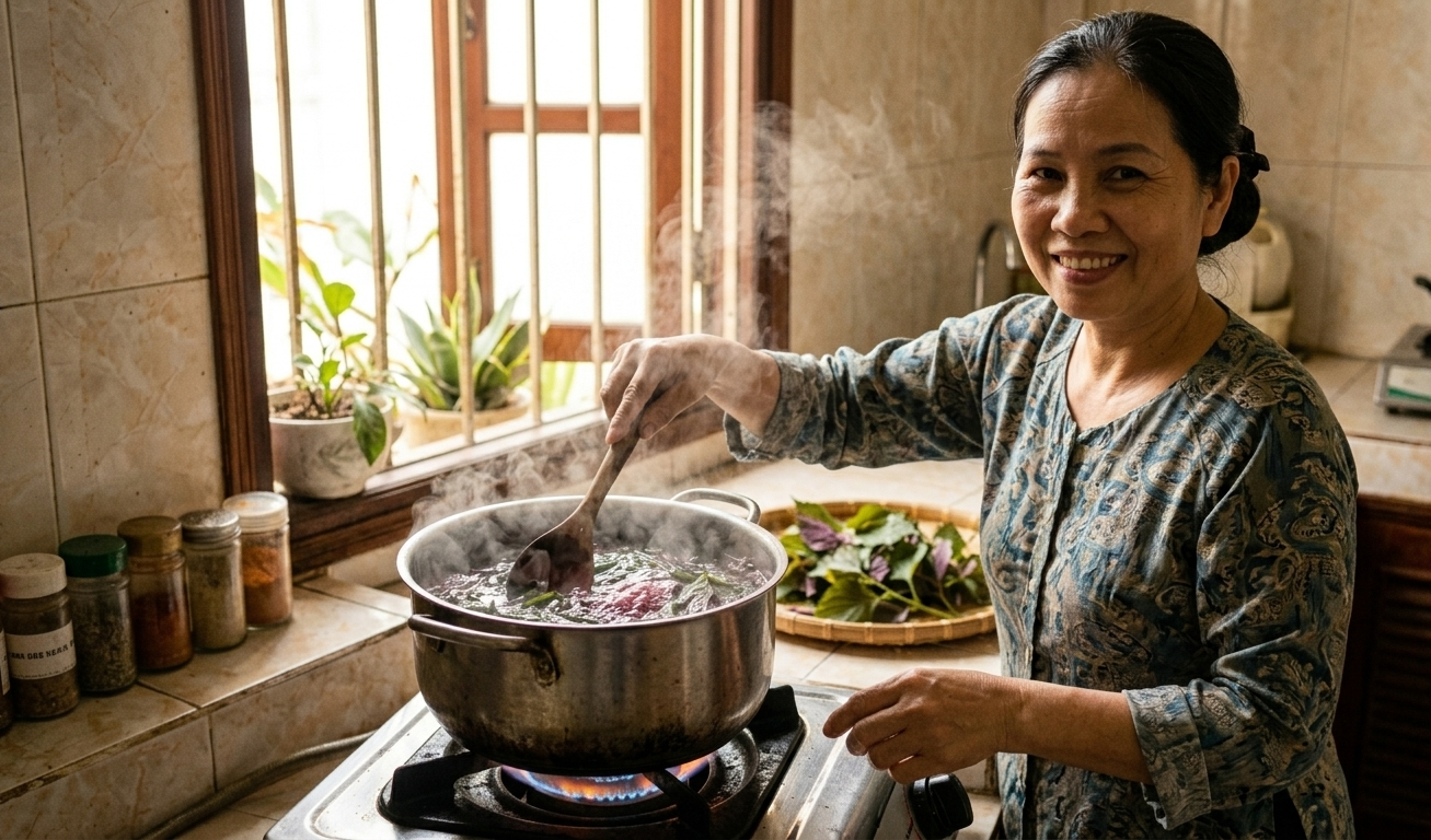 Cách nấu nước lá tía tô để không làm mất dưỡng chất có lợi- Ảnh 1.