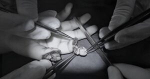 Bé 5 tuổi đứt rời 2 ngón tay khi chơi xe điện tự chế