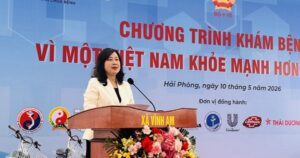 Bộ trưởng Đào Hồng Lan dự chương trình khám bệnh miễn phí ‘Vì một Việt Nam khỏe mạnh hơn 2026’ tại Hải Phòng