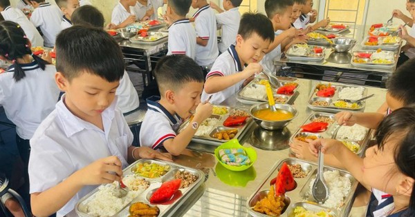 Chuẩn hóa dinh dưỡng học đường toàn quốc