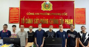 Mâu thuẫn trên mạng, 9 thanh thiếu niên mang hung khí hỗn chiến trong đêm