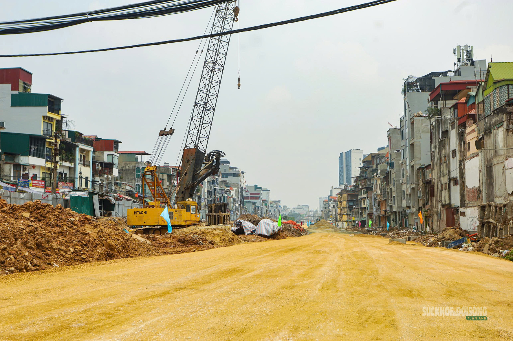 Cầu vượt Vành đai 1 dần thành hình, kỳ vọng giảm áp lực giao thông nội đô- Ảnh 4.