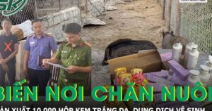Biến trang trại chăn nuôi thành nơi sản xuất 10.000 hộp mỹ phẩm, dung dịch vệ sinh